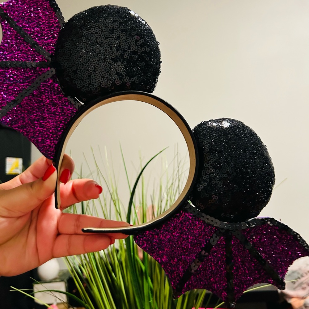 Handmade Mickey Mouse Bat Ears 🦇💜